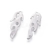 Non-Tarnish 201 Stainless Steel Filigree Joiners Links LS-X-STAS-F231-082P-2