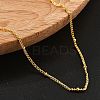 2MM Brass Satellite Chain Necklaces for Women NJEW-D302-49G-3