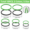 2 Sets 2 Colors EVA Foam Feeding Ring for Fish AJEW-CN0002-53-2
