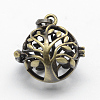 Brass Rack Plating Cage Pendants KK-F722-46AB-RS-1