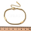 304 Stainless Steel Box Bracelets for Women BJEW-D407-03G-3