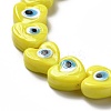 Handmade Evil Eye Lampwork Beads Strands LAMP-E023-07B-04-3