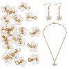 20Pcs Glass Pendants PALLOY-TAC0214-3