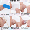 1 Bag Polka Dot Plastic Press On False Nails MRMJ-CP0001-65B-5