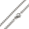 Alloy Tree of Life Pandant Necklace with Stainless Steel Box Chains LS-NJEW-K245-007-4