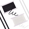 2Pcs 2 Colors Flat Nylon Elastic Cord OCOR-MA0001-19-1