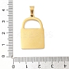 304 Stainless Steel Charms LS-STAS-M341-02G-01-3