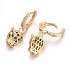 Brass Leverback Earrings EJEW-E234-04B-G-2