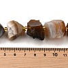 Raw Rough Natural Grey Agate Beads Strands G-Z087-B20-5