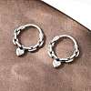 316 Stainless Steel Cartilage Earrings AJEW-C044-16A-AS-3
