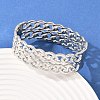 304 Stainless Steel Bangles for Women BJEW-Z155-04P-1