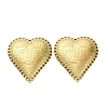 304 Stainless Steel Heart with Face Multi-Strand Links STAS-Z142-15G-1