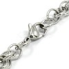 Tarnish Resistant Fashionable 304 Stainless Steel Rope Chain Bracelets LS-STAS-A028-B035P-2
