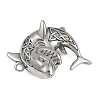 304 Stainless Steel Sea Animal Pendants STAS-P402-05B-P-2