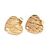 Ion Plating(IP) 304 Stainless Steel Stud Earring Findings LS-EJEW-O104-09G-1