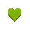 Heart Food Grade Eco-Friendly Silicone Beads SIL-WH0013-56E-1