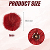 Faux Fox Fur Soft Pompom Ball DIY-WH20002-620A-02-2