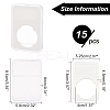 Plastic Coin Storage Boxes OBOX-WH0005-10-2
