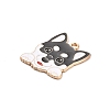 Animal Puppy Alloy Enamel Pendants FIND-V001-03G-01-2
