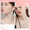 8 Pairs Brass Micro Pave Clear Cubic Zirconia Pendants KK-SC0006-23-5