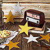 60Pcs 2 Colors Paper Glitter Star Wall Decoration AJEW-SP0001-18-4