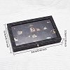 28 Grids Printed Imitation Leather Jewelry Tray Organizer Boxes MRMJ-WH0077-086-2