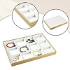 1Pc 12 Grids Imitation Leather Jewelry Trays CON-CL0001-02B-7