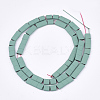 Spray Painted Non-magnetic Synthetic Hematite Beads G-T116-07-22-2