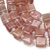 Natural Strawberry Quartz Beads Strands GG-F802-B16-01-3