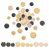 40Pcs 10 Style PVD Vacuum Plating 304 Stainless Steel Charms STAS-CA0001-20-1