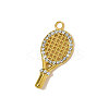 304 Stainless Steel Rhinestone Pendants STAS-OY009-97G-3
