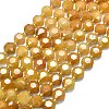 Natural Topaz Jade Beads Strands G-C116-A121-01-2