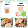 8Pcs 4 Styles Rattan & Cotton Mat AJEW-MB0001-02-4