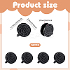 10Pcs 304 Stainless Steel Vortex Cuff Earrings EJEW-UN0002-76EB-3