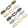 5Pcs 5 Colors Retro Alloy Cardigan Clips FIND-WR0012-62-1