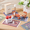 6Pcs 6 Styles Mini Cloth Turkey-Persia Carpet DIY-OC0012-26-5