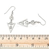 304 Stainless Steel Triangle Dangle Earrings EJEW-Z129-20P-5