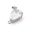Brass Micro Pave Cubic Zirconia Pendants LS-KK-K371-40A-P-2