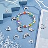 10Pcs 5 Style 304 Stainless Steel Pendants STAS-UN0024-67-3