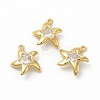 Rack Plating Brass Micro Pave Cubic Zirconia Pendants ZIRC-M120-12G-3