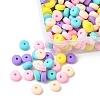 2 Strands Handmade Polymer Clay Beads Strands CLAY-YW0001-87A-2