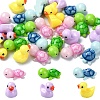 25Pcs 5 Styles Mini Tortoise & Duck Resin Display Decorations RESI-YW0001-61-1