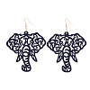 Hollow Wood Dangle Earrings FS-WG18EE7-04-1