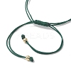 6Pcs 6 Colors Braided Nylon Cord Bracelet Making AJEW-JB01569-5