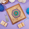 Rectangle Wood Crochet Blocking Board DIY-BC0013-59C-3
