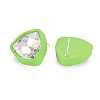 Crystal Rhinestone Triangle Stud Earrings with 925 Sterling Silver Pins for Women MACR-S275-036B-3