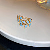 Leaf Alloy Enamel Cuff Rings FS-WG02ED7-02-1