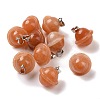 Natural Red Aventurine Pendants G-B041-01P-15-1