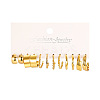 6Pairs Alloy Stud Earrings WG38505-05-2