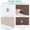150Pcs 6 Styles Iron Rivets IFIN-CL0001-05AB-6